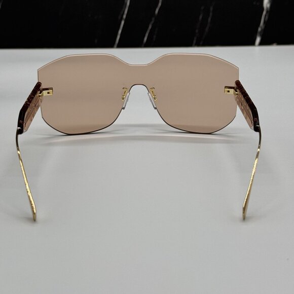 NEW FENDI GOLD PINK WOMEN SUNGLASSES FENDI FE40067U 30S main image 9